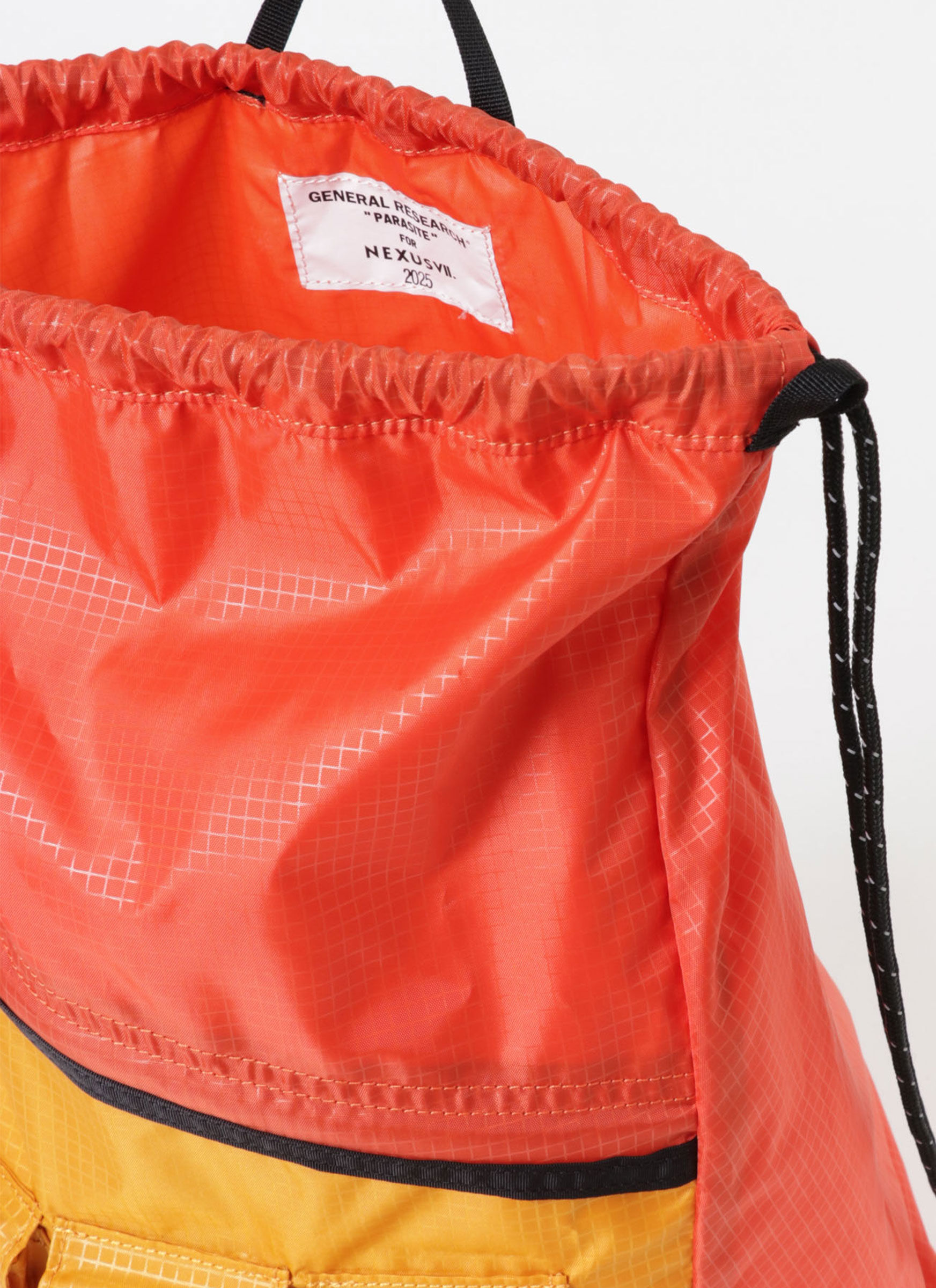 GREGORY × NEXUSVII.】 PRASITEナップサック ORANGE×YELLOW