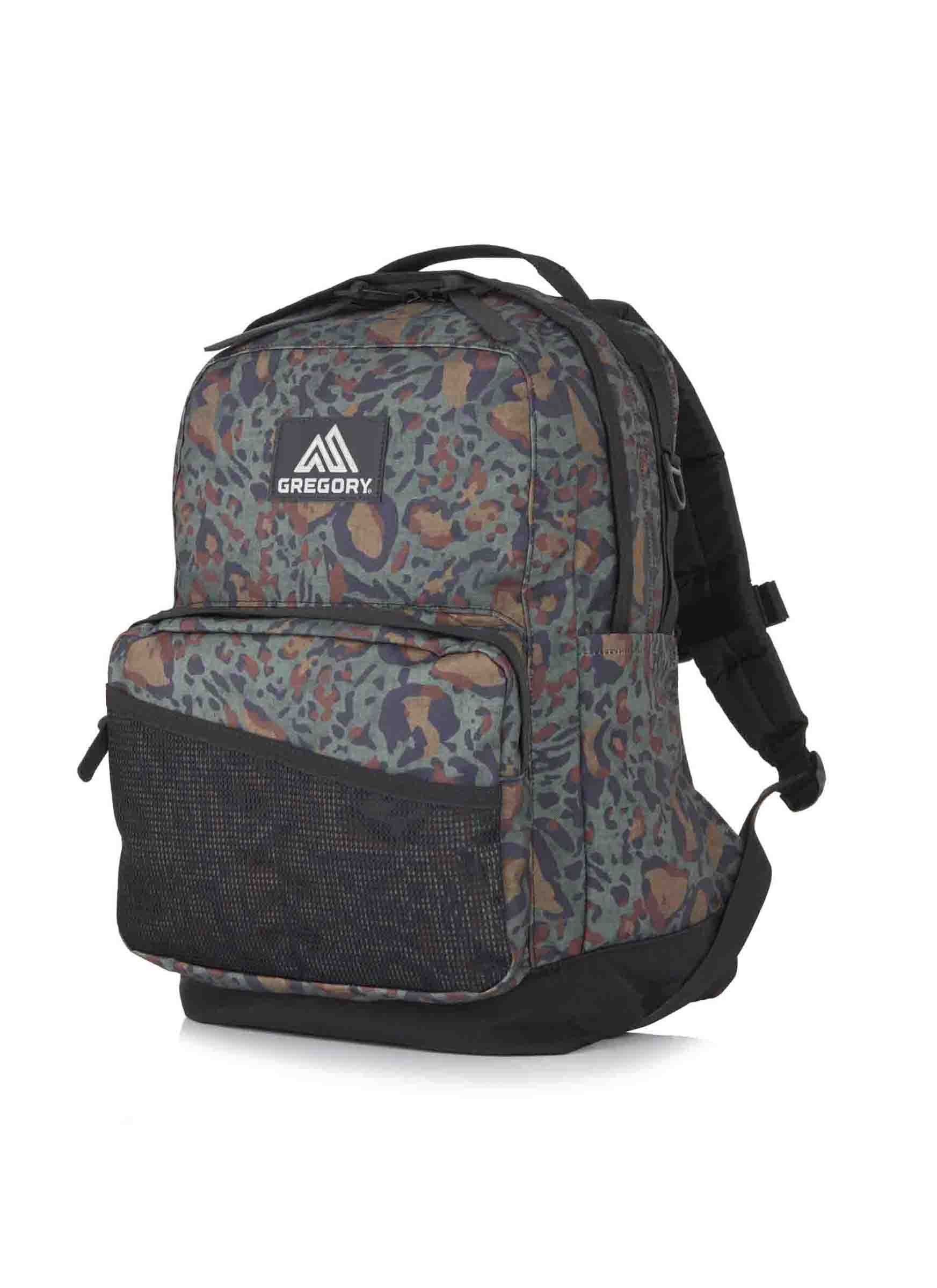 グレゴリー キャンパスデイM ブラック × レオパード デイパック・バックパック グレゴリー キャンパスデイ M