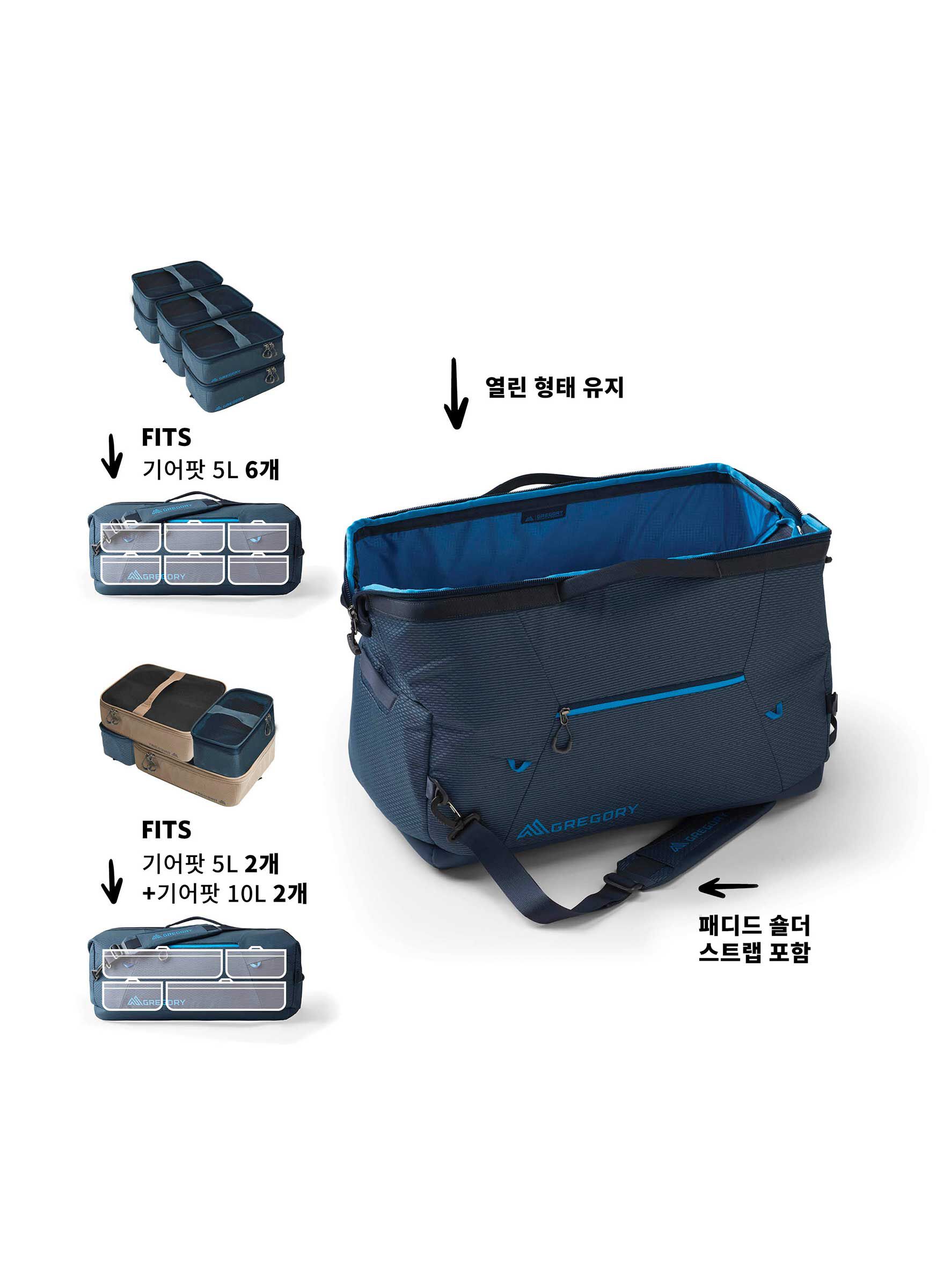 GEAR ORG アルパカワイドマウスダッフル50