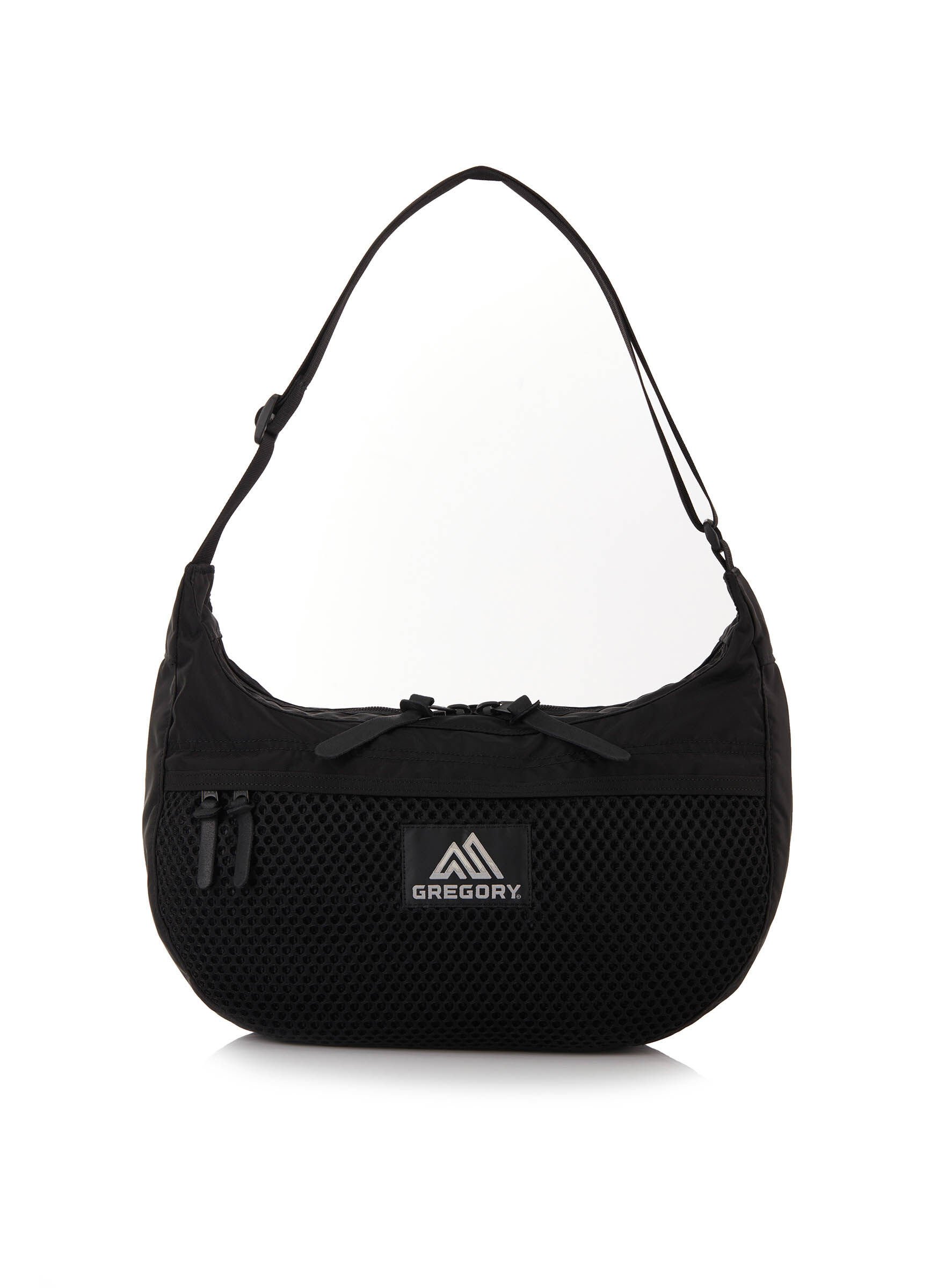 GREGORY SATCHEL サッチェルM ブラックタペストリー GREGORY グレゴリー ショルダーバッグ メンズ レディース