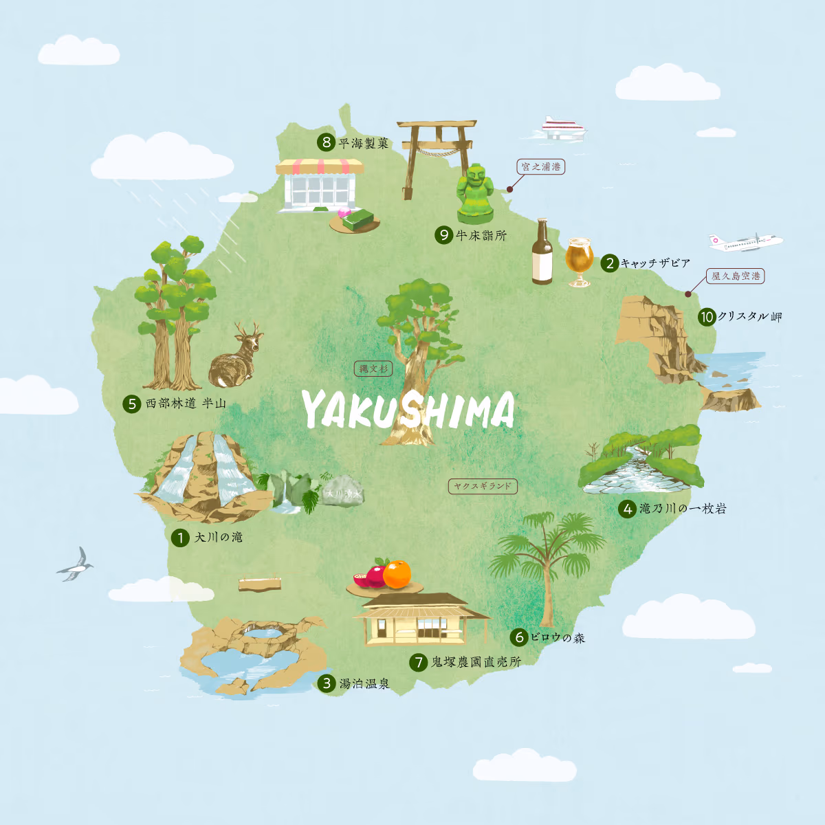 屋久島の風景